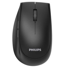 Аксессуары Philips  Беспроводная Мышь SPK7627, 2,4 GHz, Bluetooth 3.0/5.0, 5 кноп., 1600dpi, Аккамулятор, Чёрный