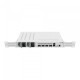 Коммутатор/ CRS504-4XQ-IN Cloud Router Switch with Quad-Core A9531 650 MHz CPU, 16 x 25G port 98DX4310 switch chip, 64 MB RAM, 4 x 100G QSFP28 ports, 1 x 100Mbit Eth port for management, RouterOS L5, desktop case