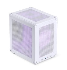 Корпус без блока питания/ Case JONSBO C6-ITX, Micro-Tower, no fan, 1xUSB-A 3.0 + 1xUSB-C 3.1, mDTX, mITX White