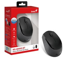 Мышь беспроводная NX-8000S BT черная (black), Bluetooth 5,3,silent
