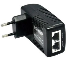 Инжектор/ OSNOVO PoE-инжектор Gigabit Ethernet на 1 порт, мощность PoE - до 15.4W