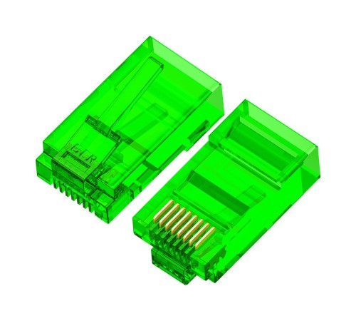 Greenconnect Коннектор цветной RJ-45 cat.5e UTP Male, для многожильного кабеля, 8p8c 15 шт (3 цвета по 5 шт), GCR-51802 Greenconnect Коннектор цветной RJ-45 cat.5e UTP Male, для многожильного кабеля, 8p8c 15 шт (3 цвета по 5 шт), GCR-51802
