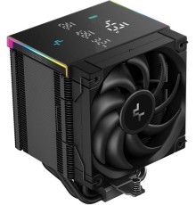 Кулер для процессора DEEPCOOL AK500 DIGITAL PRO LGA20XX/1700/1200/115X/AM5/AM4 (9шт/кор, TDP 240W, PWM, Fan 120mm, 5 тепл. трубок, ARGB, черный) RET (R-AK500-BKAPMN-G)