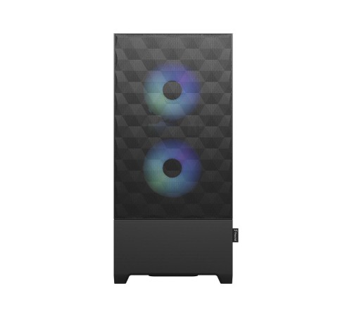 Корпус ПК без блока питания/ Case Fractal Design Pop Air RGB TG Clear Tint, Midi-Tower, 3x120mm RGB, 2xUSB-A 3.2 ATX, mATX, mITX Black