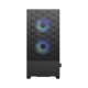 Корпус ПК без блока питания/ Case Fractal Design Pop Air RGB TG Clear Tint, Midi-Tower, 3x120mm RGB, 2xUSB-A 3.2 ATX, mATX, mITX Black