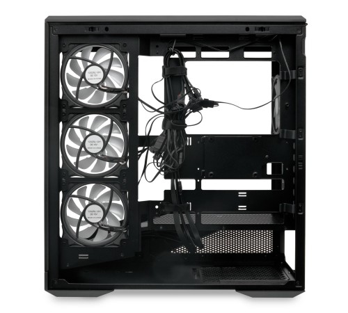 Корпус без блока питания/ Case HSPD F711, Panoramic Full Tower, Black, TG, 0.7 SPCC, 4x120mm ARGB (FN027) ATX, mATX, mITX 190/420/280mm 2x2.5", 2x3.5", 7xPCI 1xUSB-A 3.0, 1xUSB-C 445x235x475mm Корпус без блока питания/ Case HSPD F711, Panoramic Full Tower, Black, TG, 0.7 SPCC, 4x120mm ARGB (FN027) ATX, mATX, mITX 190/420/280mm 2x2.5", 2x3.5", 7xPCI 1xUSB-A 3.0, 1xUSB-C 445x235x475mm