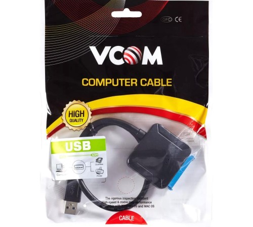 Кабель-адаптер/ Кабель-адаптер USB3.0 ---SATA III 2.5/3,5"+SSD, VCOM <CU816> Кабель-адаптер/ Кабель-адаптер USB3.0 ---SATA III 2.5/3,5"+SSD, VCOM <CU816>
