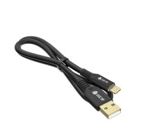 GCR Кабель PREMIUM 1.2m для iPhone, iPad, Air, AM/Lightning, MFI, черный силикон, AL case черный, GCR-53699