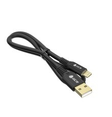 GCR Кабель PREMIUM 1.2m для iPhone, iPad, Air, AM/Lightning, MFI, черный силикон, AL case черный, GCR-53699