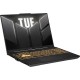 Ноутбук/ ASUS TUF F16 FX607VU-RL061 16"(1920x1200 (матовый, 144Hz) IPS)/Intel Core 5 210H(2.2Ghz)/16384Mb/512PCISSDGb/noDVD/Ext:nVidia GeForce RTX4050(6144Mb)/Cam/BT/WiFi/56WHr/war 1y/2.2kg/Mecha Gray/DOS
