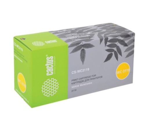 -/ Картридж лазерный Cactus CS-WC3119 013R00625 черный (3000стр.) для Xerox WorkCentre 3119