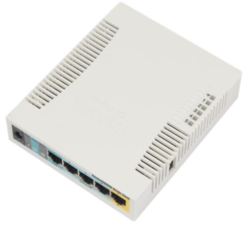 Точка доступа wi-fi MikroTik RouterBOARD 951Ui-2HnD with 600Mhz CPU, 128MB RAM, 5xLAN, built-in 2.4Ghz 802b/g/n 2x2 two chain wireless with integrated antennas, desktop case, PSU, RouterOS L4 Точка доступа wi-fi MikroTik RouterBOARD 951Ui-2HnD with 600Mhz CPU, 128MB RAM, 5xLAN, built-in 2.4Ghz 802b/g/n 2x2 two chain wireless with integrated antennas, desktop case, PSU, RouterOS L4