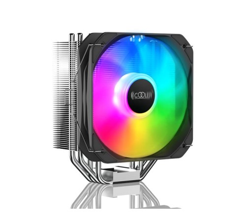 Кулер для процессора PCCooler Paladin 400 ARGB S115X/1200/1700/AM4 (20 шт/кор, TDP 200W, 130mm PWM ARGB FAN, 4 тепловые трубки 6мм, 800-1600RPM, 18-28,6dBa)