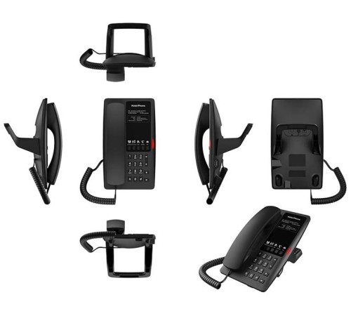 Отельный SIP-Телефон Fanvil H4W, 2 SIP-акк., POE, БП в комп., 1x100 Mbps, Wi-Fi 6, Чёрный, 5 прог. клав. Отельный SIP-Телефон Fanvil H4W, 2 SIP-акк., POE, БП в комп., 1x100 Mbps, Wi-Fi 6, Чёрный, 5 прог. клав.