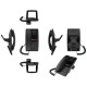 Отельный SIP-Телефон Fanvil H4W, 2 SIP-акк., POE, БП в комп., 1x100 Mbps, Wi-Fi 6, Чёрный, 5 прог. клав.