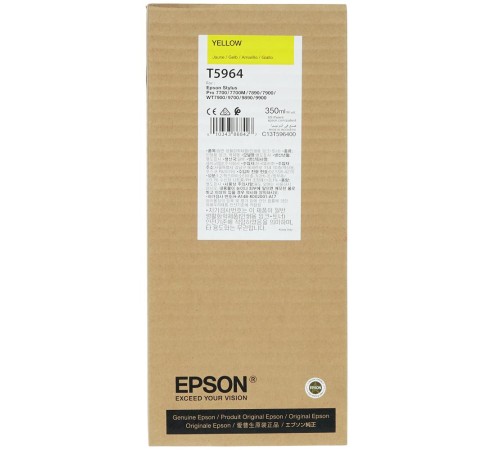 Картридж/ Epson I/C SP 7900 / 9900 : Yellow 350 ml