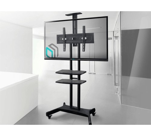 ONKRON мобильная стойка для ТВ и профессиональных дисплеев 40"-70", макс 45.5кг, чёрная TS1552 ONKRON мобильная стойка для ТВ и профессиональных дисплеев 40"-70", макс 45.5кг, чёрная TS1552