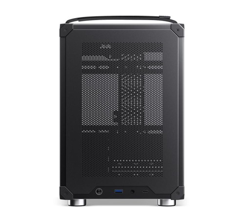 Корпус без блока питания/ Case JONSBO C6 Handle, Mini-Tower, no fan, 1xUSB-A 3.0 + 1xUSB-C 3.1, mATX, mITX Black