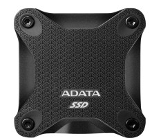 Твердотельный накопитель/ ADATA External SSD SD620, 512GB, Type-C, USB 3.2 Gen2, R/W 550/500 MB/s, 80x80x15mm, Black (5 лет)