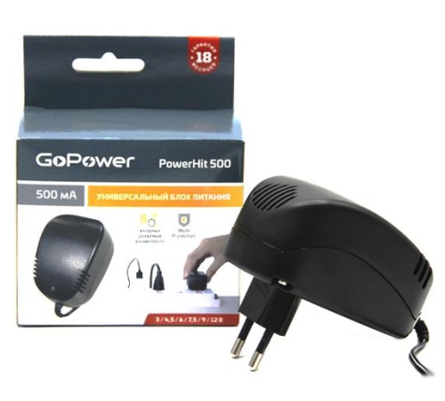 Блок питания GoPower Powerhit 500 универсальн. (1/20/40) Блок питания GoPower Powerhit 500 универсальн. (1/20/40)
