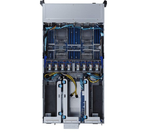 Серверная платформа/ Gigabyte R292-4S0, 2U, 4 x LGA4189 Socket P5 3rd Intel, 10 x 2.5" NVMe/ SAS/ SATA hs HDD/SSD bays (SAS card is req), 48 R/LRDIMM, AST2500, 2 x 10Gb/s BASE-T LAN  (X710-AT2) NCSI supp + 1 x 10/100/1000 man LAN, 2 x 3200W
