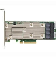 Контроллер/ MegaRAID SAS 9460-16i SGL (16-Port Int., 12Gb/s SAS/SATA/PCIe (NVMe), PCIe 3.1, 4GB DDR4)