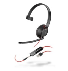 Гарнитура проводная/ BLACKWIRE 5210,C5210,USB-A,WW