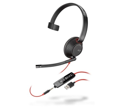 Гарнитура проводная/ BLACKWIRE 5210,C5210,USB-A,WW