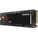 Твердотельный накопитель/ Samsung SSD 990 PRO, 4000GB, M.2(22x80mm), NVMe 2.0, PCIe 4.0 x4, V-NAND TLC, R/W 7450/6900MB/s, IOPs 1 400 000/1 550 000, DRAM buffer 4096MB, TBW 2400, DWPD 0.33 (12 мес.)