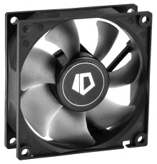 Кулер для корпуса/ Case Cooler ID-COOLING NO-8025-SD (80x80x25mm, 3-pin, 25.5CFM, 21dBA, 2000RPM, Black/Gray)