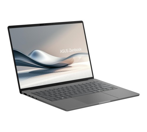 Ноутбук/ ASUS UX3407QA-QD267W 14"(1920x1200 OLED)/Qualcomm Snapdragon X X1-26-100(2.98Ghz)/16384Mb/512PCISSDGb/noDVD/Cam/BT/WiFi/70WHr/war 1y/0.98kg/Iceland Gray/Win11Home