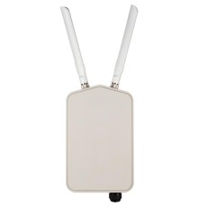 Точка доступа/ DWL-8720AP/RU AC1300 Wi-Fi Outdoor PoE Unified Access Point, 1000Base-T LAN, 2x5dBi (5GHz)/3.5dBi (2,4GHz) detachable antennas, RJ45 Console, IP67, -40 to 60°C, only PoE power, w/o PoE base