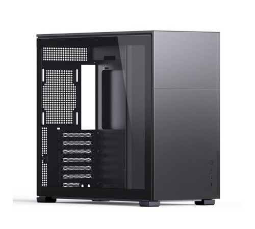 Корпус без блока питания/ Case JONSBO D41 STD, Midi-Tower, TG, no fan, 1xUSB-A 3.2 + 1xUSB-C 3.2, ATX, mATX Black