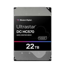 Жесткий диск/ HDD WD SATA Server 22Tb Ultrastar DC HC570 7200 6Gb/s 512MB 1 year warranty