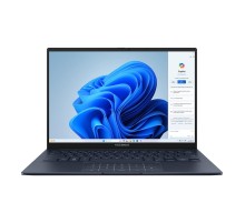 Ноутбук/ ASUS UX3405MA-QD489 14"(1920x1200 OLED 16:10)/Intel Core Ultra 5 125H(1.2Ghz)/16384Mb/1024SSDGb/noDVD/Int:Intel Arc graphics/Cam/BT/WiFi/75WHr/war 1y/1.22kg/Ponder Blue/DOS + NumberPad; алюм корп; +чехол; +USB-RJ45 кабель