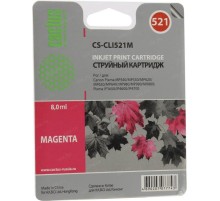 -/ Картридж струйный Cactus CS-CLI521M пурпурный (8.4мл) для Canon Pixma MP540/MP550/MP620/MP630/MP640/