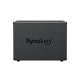 Система хранения данных Synology QC 2,2GhzCPU/8Gb(32)/RAID0,1,10,5,6/ 5HP HDD SATA(3.5', 2.5')upto 15 HDD (2xDX525)/2xM.2/2xUSB3.2/2x2.5GbE/iSCSI/(1xExp.)/1xPS/1YW repl DS1522+