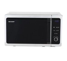 Микроволновая печь Sharp/ 20 л, 800 Вт, эмаль, серебристый