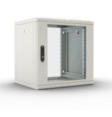 Шкаф ЦМО Шкаф телекоммуникационный настенный разборный 9U (600х650) съемные стенки, дверь стекло