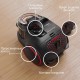 Пылесос Bosch/ Пылесос Bosch, безмешковый, напольный, емкость пылесборника 2 л, сухая уборка, фильтр Ultra Allergy, цвет черный