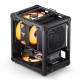 Корпус без блока питания/ Case JONSBO C6-ITX, Micro-Tower, no fan, 1xUSB-A 3.0 + 1xUSB-C 3.1, mDTX, mITX Black