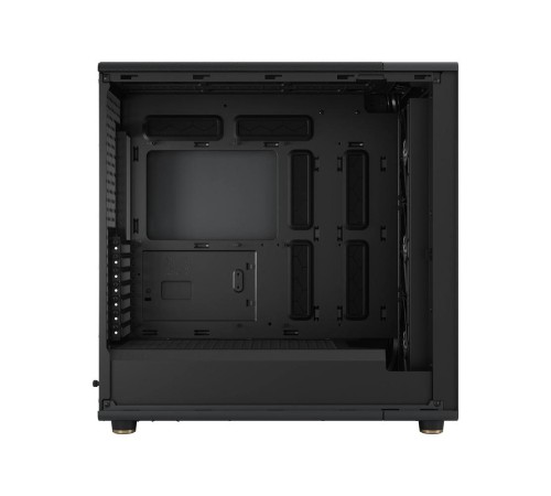 Корпус без блока питания/ Case Fractal Design North XL, Full-Tower, 3x140mm, 2xUSB-A 3.0 + 1xUSB 3.2 Type-C E-ATX, ATX, mATX, mITX Wood panel Charcoal Black