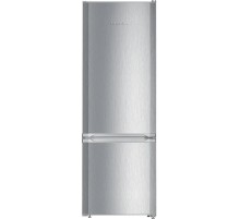 Холодильники Liebherr/ 161.2x55x63, объем камер 212/53 л, нижняя морозильная камера, серебристый