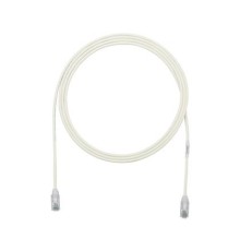 Патч-корд 28AWG ( тонкий ) UTP LSZH кат.6А 3м. бел./ Category 6A, 28AWG small diameter, UTP patch cord, CM/LSZH, Off White, 3m.