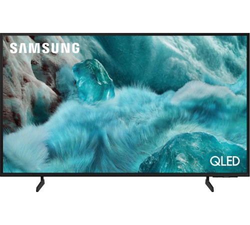 Телевизор ЖК 55'' Samsung/ 55", QLED, Ultra HD, Tizen Smart TV, HDR10+, Wi-Fi, Voice, DVB-T2/C/S2, Bluetooth, CI+(1.4), 20W, OTS Lite, 3HDMI, 2USB, Titan Gray 2025