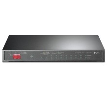 коммутатор TP-Link TL-SG1210MP, 10-Port Gigabit Desktop Switch with 8-Port PoE+ 123 W PoE