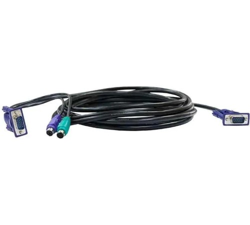 Кабель/ DKVM-CB KVM Cable with VGA and 2xPS/2 connectors for DKVM-4K, 1.8m Кабель/ DKVM-CB KVM Cable with VGA and 2xPS/2 connectors for DKVM-4K, 1.8m