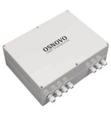 Уличный коммутатор OSNOVO SW-80402-WL(port 90W) Уличный управляемый (L2+) PoE коммутатор на 6 портов. Порты: 4 x GE (10/100/1000Base-T) с PoE (до 90W) + 2 x GE SFP (1000Base-X). Соответствует стандартам PoE IEEE 802.3af