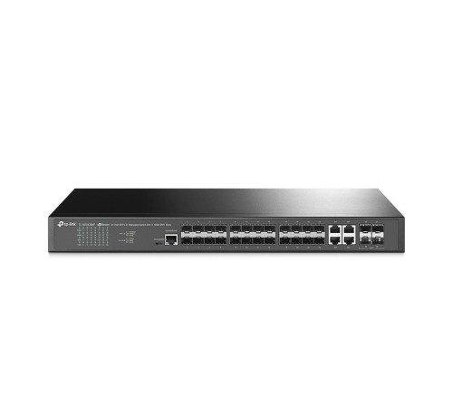 Коммутатор/ JetStream 24-Port SFP L2+ Managed Switch with 4 10GE SFP+ Slots EUplug