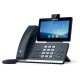 Телефон YEALINK SIP-T58W with camera, видеотерминал, 16 аккаунтов, цветной сенсорный экран 7" 1024х600, Android, WiFi, Bluetooth, GigE, CAM50, без БП, шт